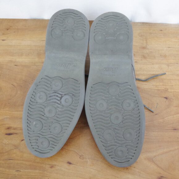Bass Pasadena Grey Suede Derby Shoes Size 8 - Picture 4 of 8